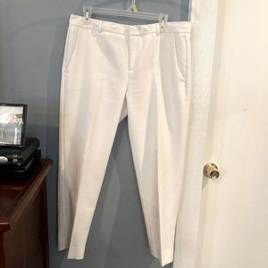 Lightweight cropped suit pants